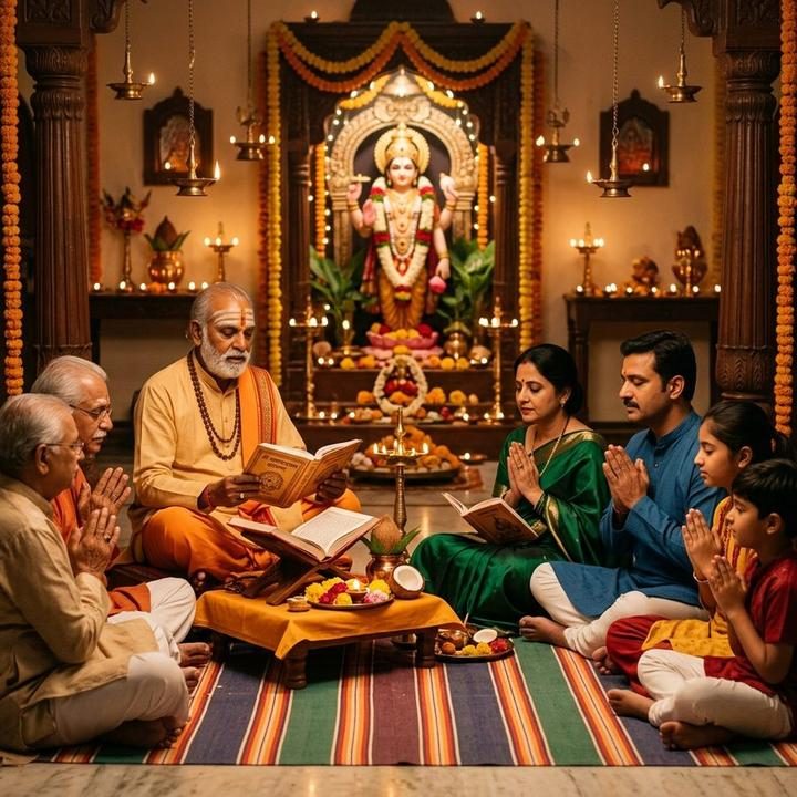 Recitation of Shri Satyanarayan Katha - Satyanarayan Puja & Katha in Bangalore