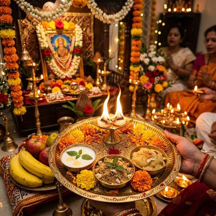 Sacred Panjiri Sheera Prasad & Maha Aarti - Satyanarayan Puja & Katha in Bangalore