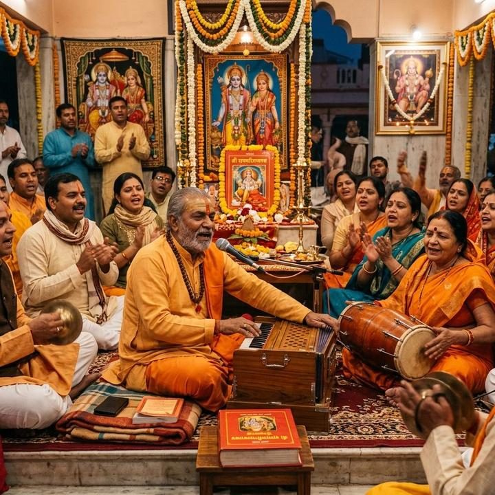 Musical Sundarkand Path with Harmonium & Dholak - Sundarkand Path in Bangalore